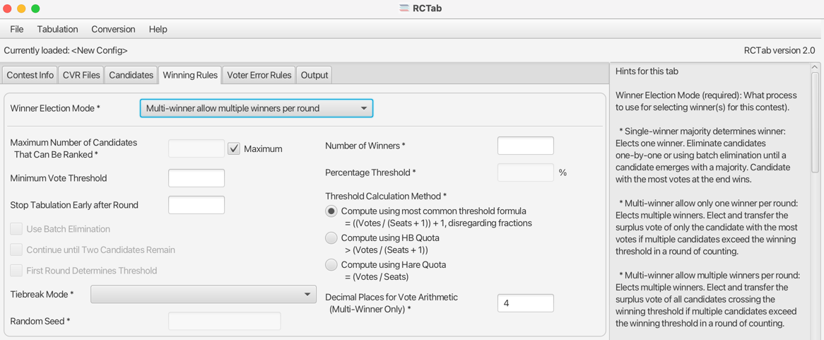 Winning Rules Tab - Multi-Winner Allow Multiple Winners Per Round